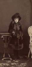 Portrait of Grand Duchess Xenia Alexandrovna of Russia (1875-1960), ca 1884.