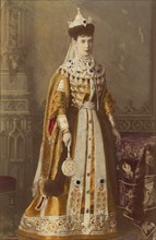 Portrait of Empress Maria Fyodorovna, Princess Dagmar of Denmark (1847-1928), 1883.