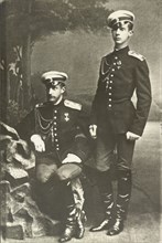 Grand Duke Constantin Constantinovich and Grand Duke Dimitri Constantinovich of Russia, c. 1890.