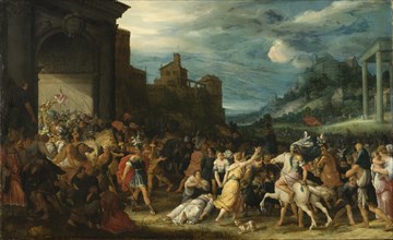 The Horatii Entering Rome.