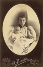Grand Duchess Xenia Alexandrovna of Russia (1875-1960) with Daughter Irina Alexandrovna (1895-1970),