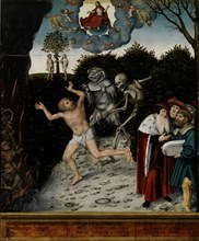Allegory of Law and Grace, 1529.