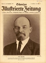 The Schweizer Illustrierte Zeitung with Lenin on the title page of 15 December 1917, 1917.
