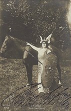 The opera singer Félia Litvinne (1860-1936) as Brünnhilde in Die Walküre (The Valkyrie) by R. Wagner