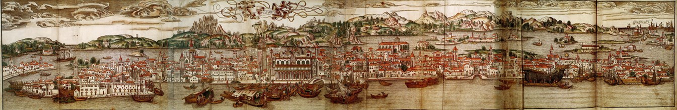 View of Venice. From: Peregrinatio in terram sanctam, 1486.