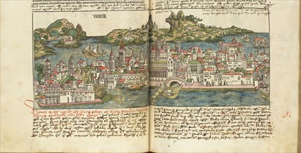View of Venice. From: Liber chronicarum by Hartmann Schedel, 1493.