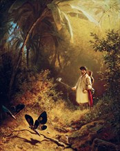 The Butterfly Hunter, c. 1840.