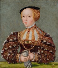 Portrait of Elizabeth of Austria (1526-1545), Queen of Poland, c. 1565.