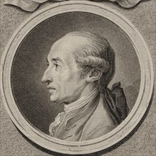 Portrait of the composer Johann André (1741-1799), 1780.