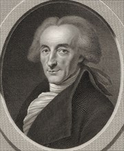 Portrait of the composer Johann André (1741-1799).