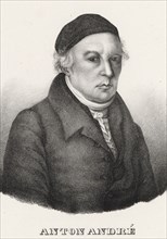 Portrait of the composer Johann Anton André (1775-1842), 1840.