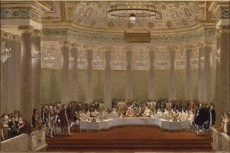 The marriage banquet of Napoleon I and Marie-Louise of Austria April 2, 1810, 1812.
