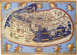 Ptolemy World map, 1467.
