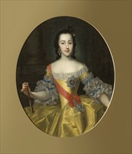 Portrait of the Grand Duchess Ekaterina Alekseyevna (1729-1796), c. 1745.