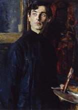 Portrait of the painter Pavel Dmitriyevich Korin (1892-1967), 1925.