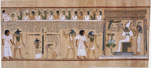 The Book of the Dead of Hunefer, ca 1450 BC.