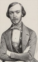 Portrait of the composer Alexandre Batta (1816-1902), 1830-1840s.