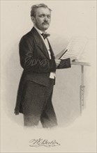 Portrait of the composer Valentin Eduard Becker (1814-1890), 1860.