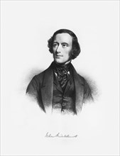 Portrait of the composer William Sterndale Bennett (1816-1875).