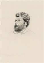Portrait of the composer Georges Bizet (1838-1875), 1860s.