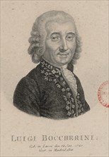 Portrait of the composer Luigi Boccherini (1743-1805).
