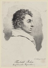 Portrait of the composer Theobald Böhm (1794-1881), 1825.
