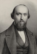Portrait of the composer Friedrich Burgmüller (1806-1874), 1850.