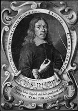 Portrait of the composer Samuel Capricornus (1628-1665).