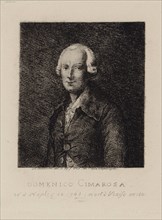 Portrait of the composer Domenico Cimarosa (1749-1801).