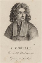 Portrait of the composer Arcangelo Corelli (1653-1713).
