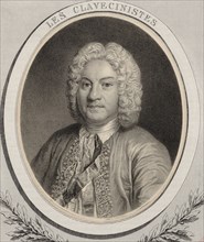 Portrait of the composer François Couperin (1668-1733).