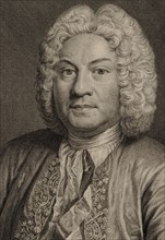 Portrait of the composer François Couperin (1668-1733), ca 1730.