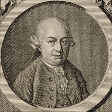 Portrait of the composer Carl Philipp Emanuel Bach (1714-1788).
