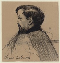 Portrait of the composer Claude Debussy (1862-1918).