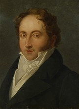 Portrait of the composer Gioachino Antonio Rossini (1792-1868), 1818.