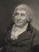 Portrait of the composer Charles Dibdin (1745-1814), 1814.