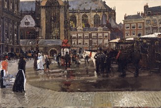 The Dam (De Nieuwe Kerk in Amsterdam), 1891.