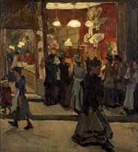 Mars's hat shop at the Nieuwendijk in Amsterdam, 1893.