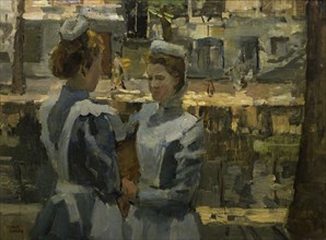 Servant Girls on the Leidsegracht.