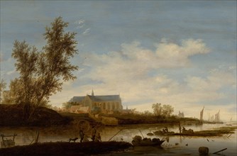 View of the Grote of Sint-Laurenskerk in Alkmaar, 1644.