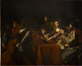 Concert with Eight Figures, 1628?1630.