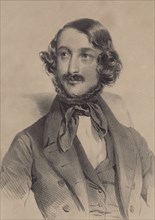 Portrait of the composer Heinrich Wilhelm Ernst (1814-1865), 1840.