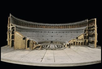 Model of the Flavian Amphitheater, 1790-1812.