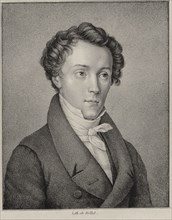 Portrait of the composer Friedrich Ernst Fesca (1789-1826), 1830.