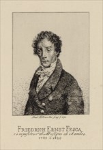 Portrait of the composer Friedrich Ernst Fesca (1789-1826).