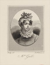 Portrait of the singer and composer Edmée Sophie Gail (1775-1819), ca 1819.