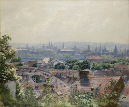 View of Prague, c. 1910.