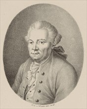 Portrait of the composer Florian Leopold Gassmann (1729-1774), 1815.