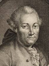Portrait of the composer Florian Leopold Gassmann (1729-1774), 1780.