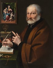 Portrait of the poet and medallist Giovanni Battista Caselli, 1557-1558.